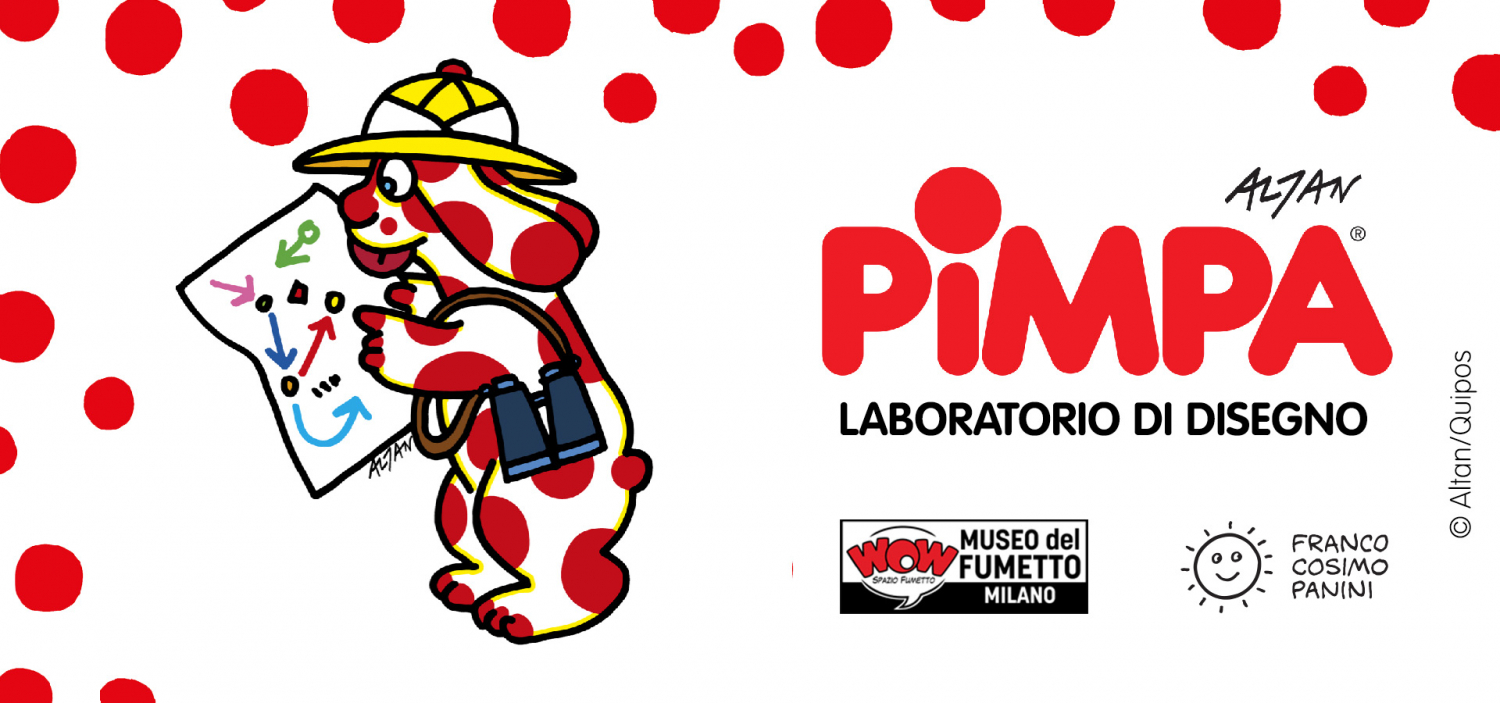 <p><strong>Tornano i&nbsp;laboratori del weekend di Didattica WOW!</strong></p><p><strong>Domenica 6 ottobre ci aspetta un nuovo appuntamento con la&nbsp;<a target="_blank" href="https://www.pimpa.it/">Pimpa</a>&reg;.</strong></p><p>Scopriamo che luoghi incredibili e lontani ha visitato la nostra cagnolina bianca a pallini rossi, e quali nuovi amici ha incontrato!<br />Attivit&agrave; realizzata in collaborazione con&nbsp;<strong>Franco Panini Ragazzi</strong>.</p><p>&nbsp;</p><p>Il laboratorio &egrave; per bambini&nbsp;<strong>dai&nbsp;4 ai 7 anni</strong>&nbsp;di et&agrave;.</p><p>&nbsp;</p>