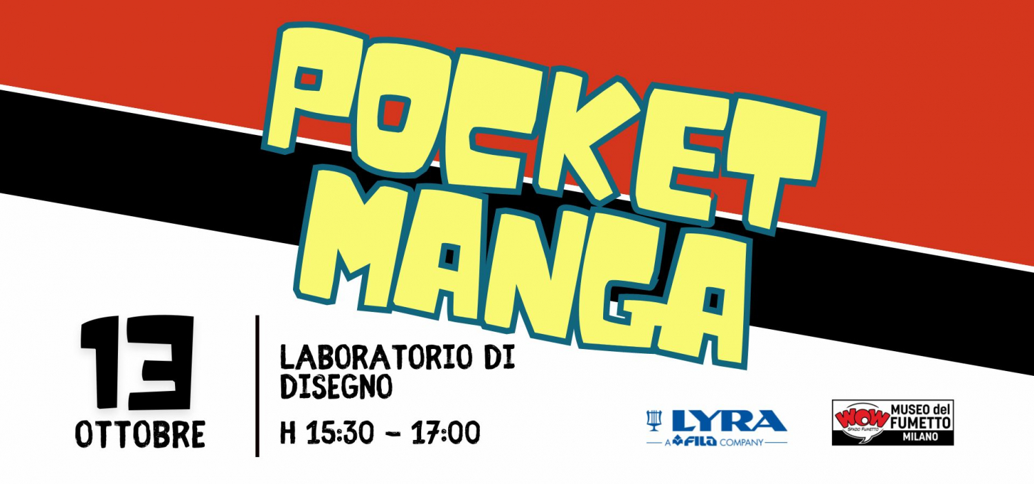 <p><strong>Torna&nbsp;a grande richiesta il laboratorio sui Pocket Manga!&nbsp;</strong></p><p>Sono piccole creature fantastiche, mascotte fedeli ai loro amici umani nei manga e negli anime, e&nbsp;ne esistono per tutti i gusti: questa domenica 13 ottobre andiamo alla scoperta delle caratteristiche grafiche di questi aiutanti fantastici, divertendoci a disegnarli!</p><p>&nbsp;</p><p>Il laboratorio &egrave; per bambini&nbsp;<strong>dai 7&nbsp;anni</strong>&nbsp;di et&agrave;.</p><p>&nbsp;</p>