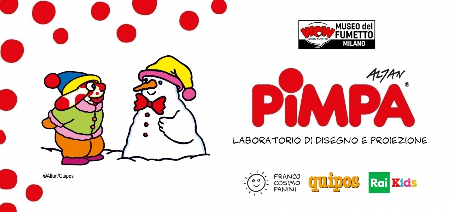 <p><strong>Tornano i&nbsp;laboratori del weekend di Didattica WOW!</strong></p><p><strong>Domenica 1&deg; dicembre ci aspetta un nuovo appuntamento con la&nbsp;<a target="_blank" href="https://www.pimpa.it/">Pimpa</a>&reg;.</strong></p><p>Fuori &egrave; tutto bianco,&nbsp;&egrave; arrivata la neve!&nbsp;Il bosco sembra magico adesso che &egrave; innevato, ma se si osserva con attenzione &egrave; possibile trovare i pois rossi della nostra simpaticissima cagnolina.&nbsp;Disegniamo insieme la&nbsp;Pimpa&nbsp;e tanti nuovi amici che vivono&nbsp;e giocano con lei tra la neve fresca. Immaginiamo una&nbsp;giornata fantastica in cui&nbsp;pattinare, sciare, andare sullo slittino e costruire pupazzi di neve!&nbsp;</p><p>Al termine dell&#39;attivit&agrave; di disegno, ci sar&agrave; una proiezione di alcuni episodi di Pimpa per celebrare la stagione bianca.</p><p><br />Attivit&agrave; realizzata in collaborazione con&nbsp;<a target="_blank" href="https://shop.francopanini.it/bambini-ragazzi"><strong>Franco Panini Ragazzi</strong></a>.&nbsp;Si ringrazia per la collaborazione&nbsp;<a target="_blank" href="https://www.quipos.net/"><strong>QUIPOS</strong></a>&nbsp;e&nbsp;<strong>Rai Kids</strong>.</p><p>&nbsp;</p><p>Il laboratorio &egrave; per bambini&nbsp;<strong>dai&nbsp;4 anni</strong>&nbsp;di et&agrave;.</p><p>&nbsp;</p>